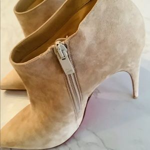 New: Christian Louboutin Gorgona 100 Suede Boots 8.5
